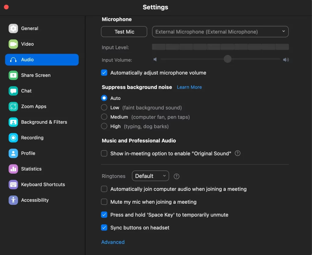 Adjustable Video Settings for Optimal Presentation