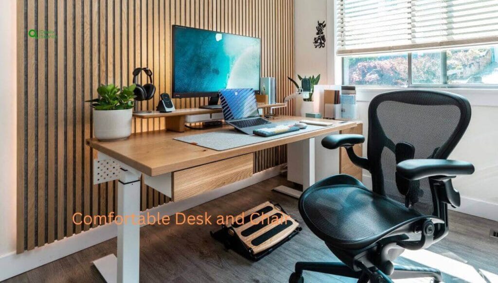 Ultimate Guide Home Office Setup Work From Home Like A Pro 3 Comfortable Desk And Chair