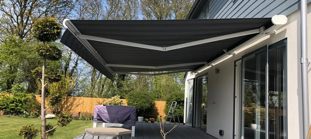 Raise Your Outdoor Living With Electric Awnings For Decks 4 Electric Awnings